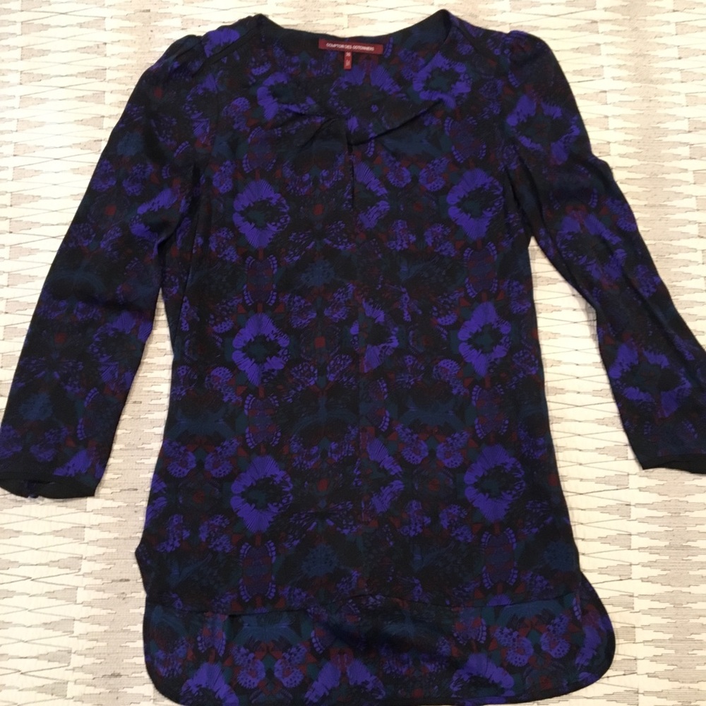 Silk high-low blouse - Comptoir des Contonniers